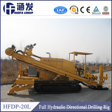 China fabricante Preço barato Trenchless Underground Pipe Laying Machine, 20t HDD Horizontal Dirigível Drilling Rig